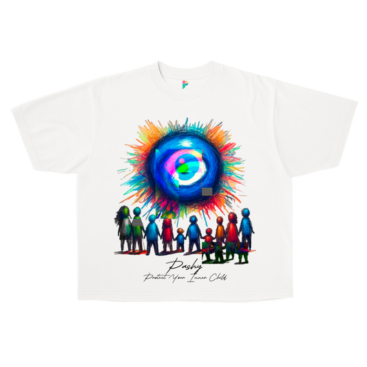 "PROTECT YOUR INNER CHILD" BOXY CROPPED TEE